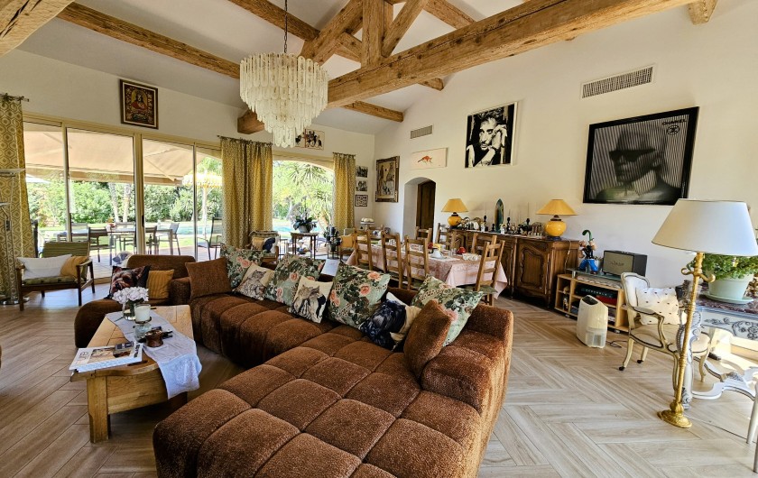Location de vacances - Villa à Saint-Tropez - Salon / Séjour