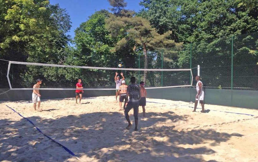 Location de vacances - Bungalow - Mobilhome à Thonon-les-Bains - Terrain de beach volley