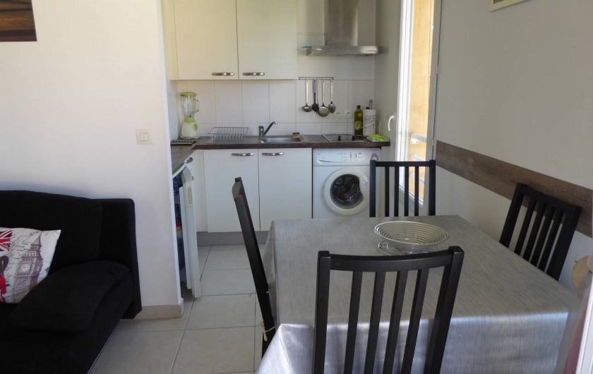 Location de vacances - Appartement à Antibes - Le coin cuisine