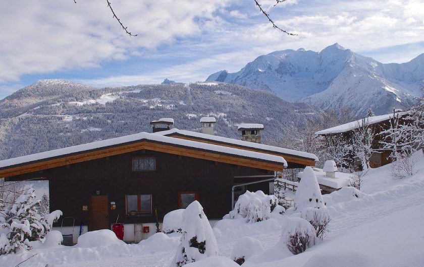 Location de vacances - Chalet à Saint-Gervais-les-Bains - Chalet l'hiver