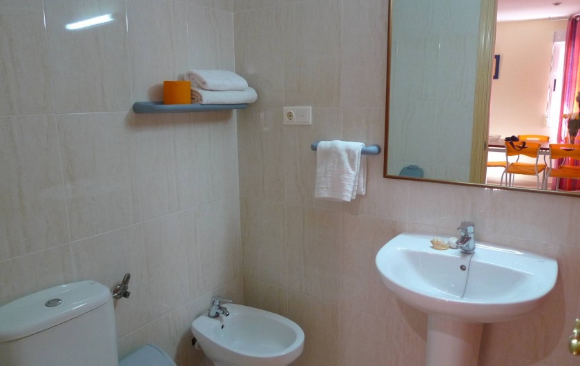 Location de vacances - Appartement à Oropesa del Mar - Salle de bain appt. 4/5