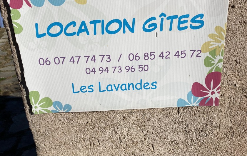 Location de vacances - Mas à Lorgues - COORDONNEES