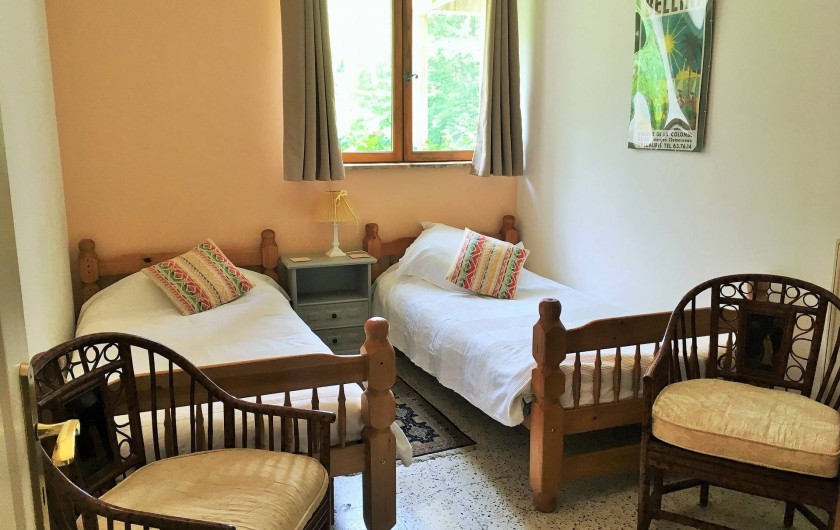 Location de vacances - Gîte à Branoux-les-Taillades - Les Pins; chambre deux persons