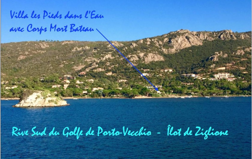 Location de vacances - Villa à Porto-Vecchio - Situation de la Villa