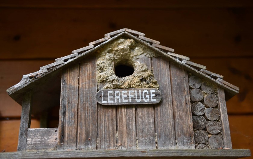 Location de vacances - Chambre d'hôtes à Melrand - Un des abris à oiseaux dans le petit parc