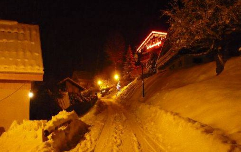 Location de vacances - Chalet à Mizoën - hiver au chalet
