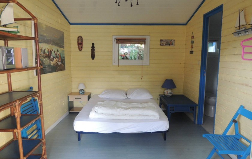 Location de vacances - Villa à Lacanau Océan - Chambre double indépendante avec salle d'eau/wc