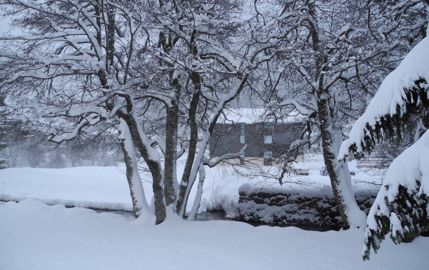 Location de vacances - Appartement à Mijoux - sous la neige