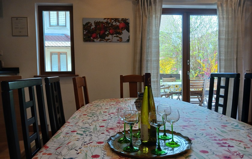 Location de vacances - Gîte à Mittelhausen - Coin repas