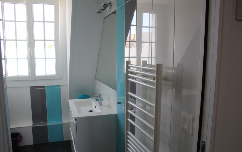 Location de vacances - Appartement à Saint-Malo - La salle d'eau