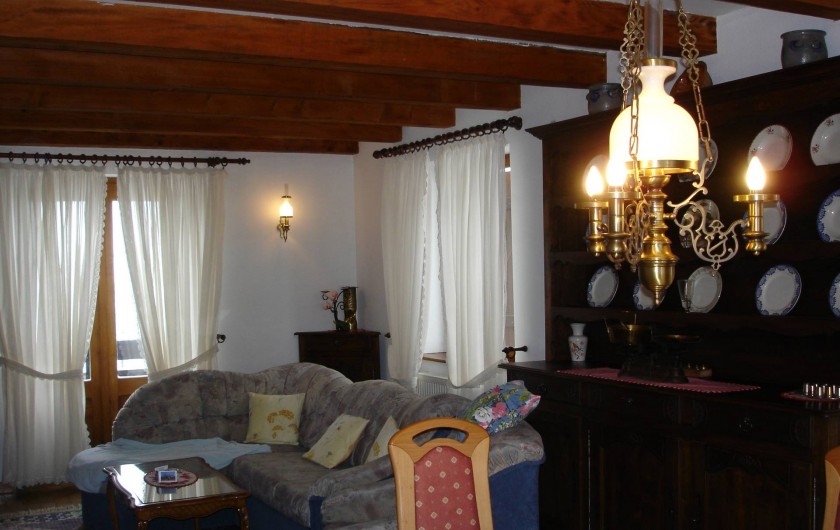 Location de vacances - Appartement à Thannenkirch - Séjour "LE BOULEAU"            avec Balcon