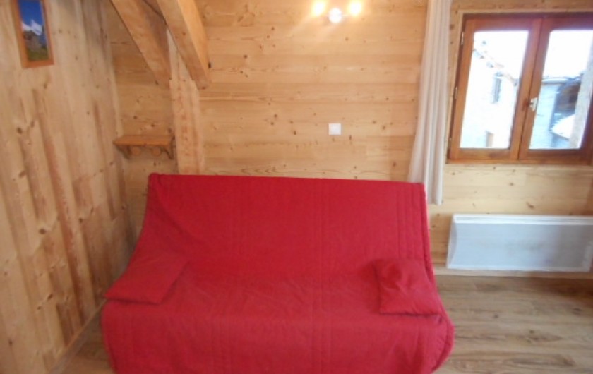 Location de vacances - Appartement à Bonneval-sur-Arc - Canapé lit avec un matelas Bultex