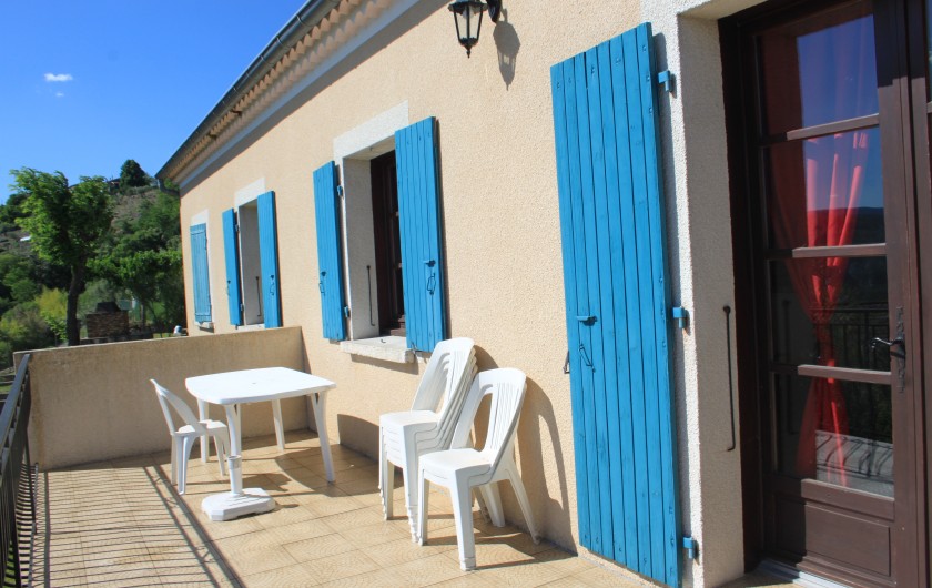 Location de vacances - Maison - Villa à Rosières - balcon coté sud