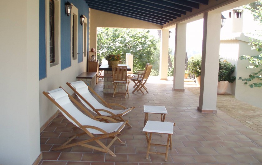 Location de vacances - Villa à Xàtiva - un porche
