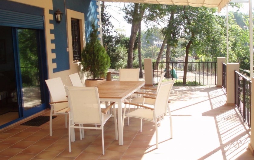 Location de vacances - Villa à Xàtiva - terraza
