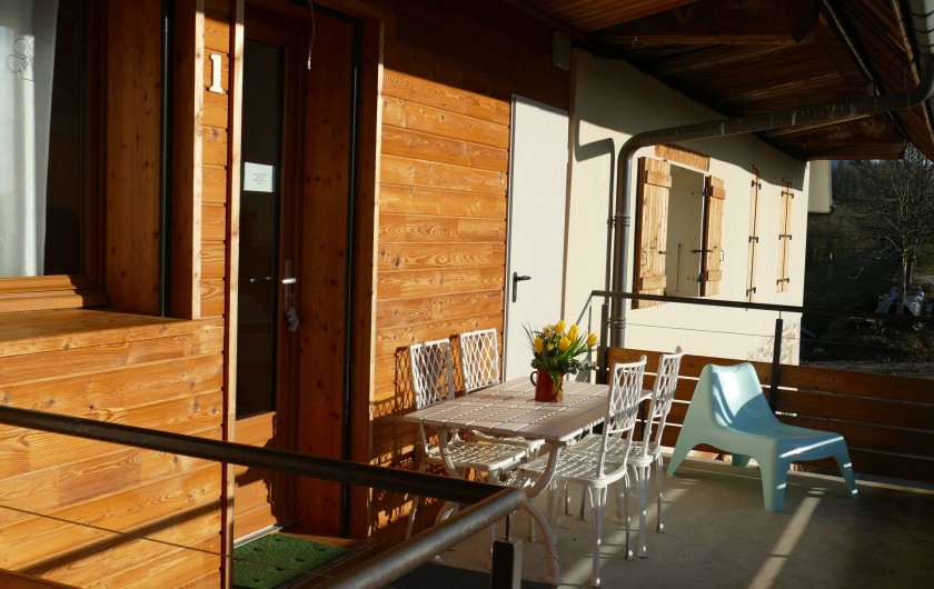 Location de vacances - Maison - Villa à Annecy - Gite n°1 Terrasse privative