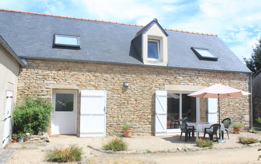 Location de vacances - Gîte à Mahalon - Côté cour.