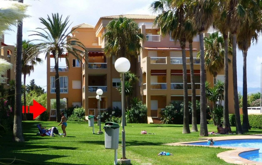 Location de vacances - Appartement à Dénia - La Résidence >> Rez-de-Jardin