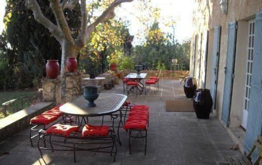 Location de vacances - Villa à Aix-en-Provence - La terrasse Sud