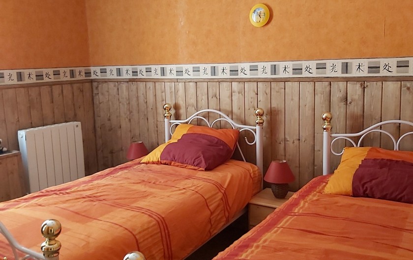 Location de vacances - Appartement à Gérardmer - chambre 2 lits de 90