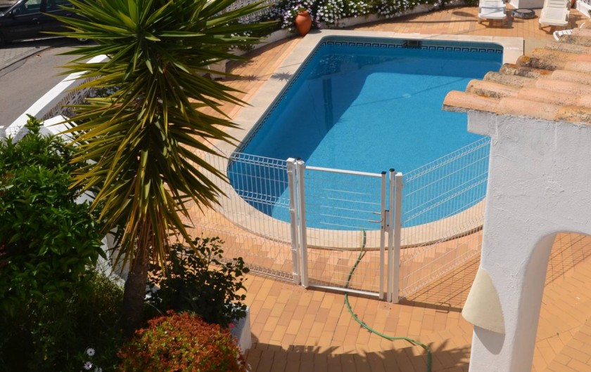 Location de vacances - Villa à Sesmarias - Vue de la piscine du 1er étage