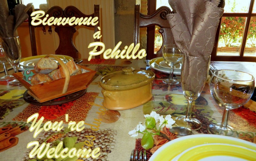 Location de vacances - Gîte à Nérac - Vous êtes les bienvenu(e)s à Pehillo ! ©Pehillo