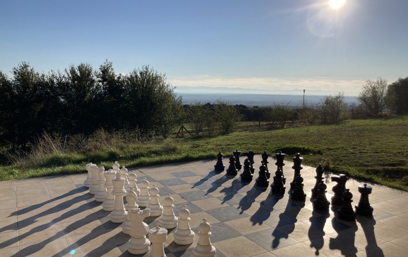 Location de vacances - Chalet à Saissac - jeu d'échecs géant