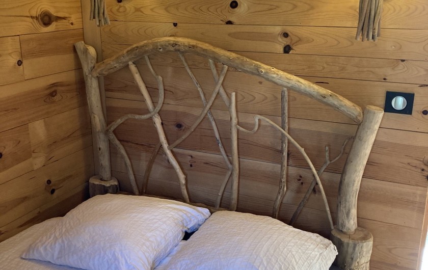 Location de vacances - Chalet à Saissac - chambre avec lit deux places