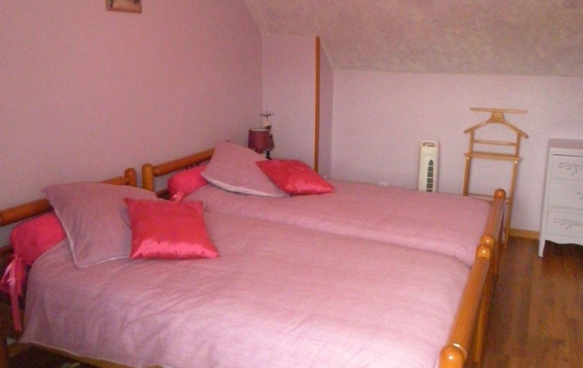 Location de vacances - Maison - Villa à Ancy-le-libre - Chambre  appelée Mauve (2 lits jumeaux X 90)