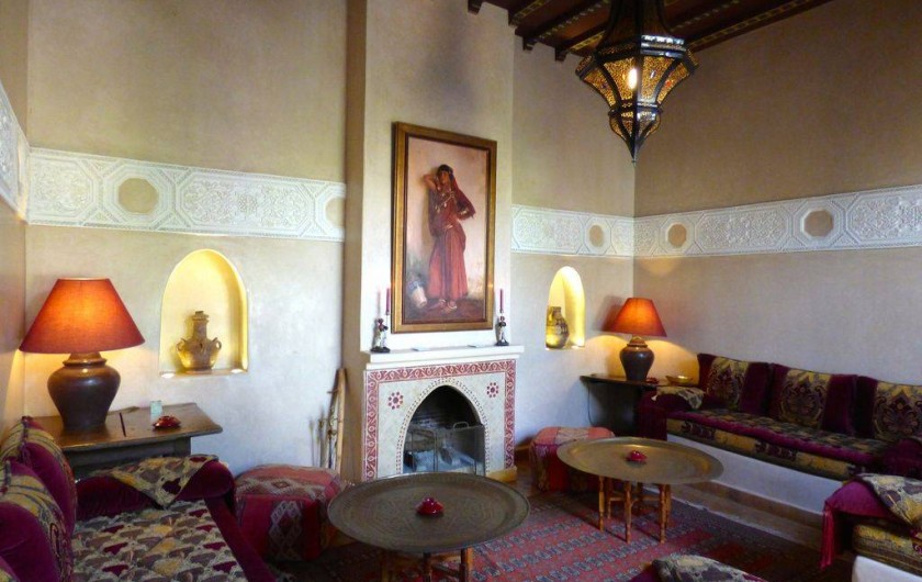 Location de vacances - Villa à Marrakech - Salon Marocain