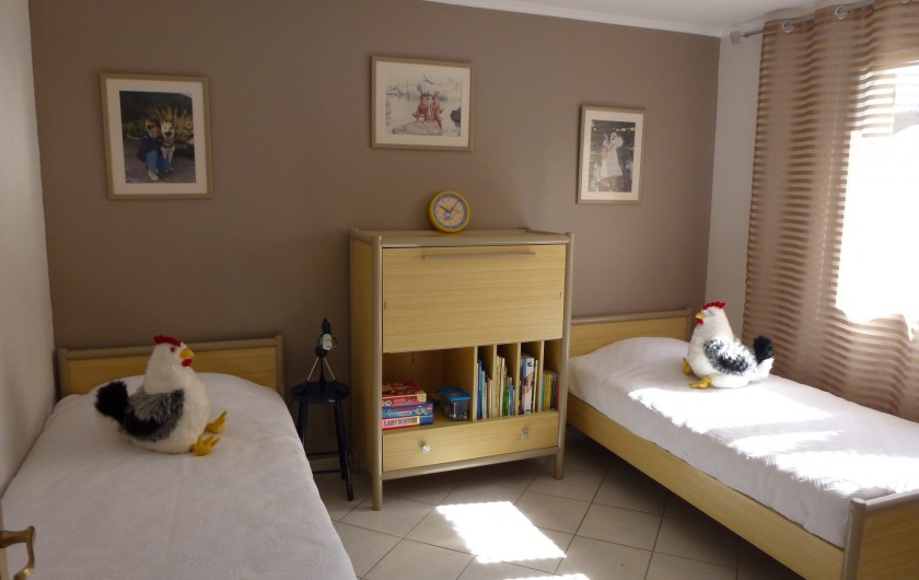 Location de vacances - Villa à La Cadière-d'Azur - CHAMBRE 3 (2 lits 90)