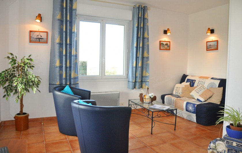 Location de vacances - Gîte à La Gripperie-Saint-Symphorien - Salon "Brouage", gite 4 personnes