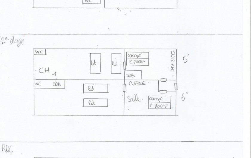 Location de vacances - Maison - Villa à Fort-Mahon-Plage - Plan detaillé