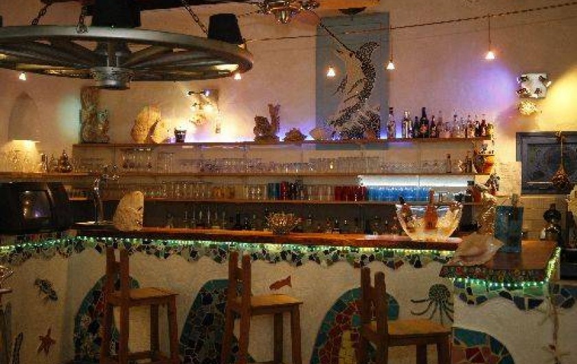 Location de vacances - Bungalow - Mobilhome à Sainte-Lucie de Porto-Vecchio - bar