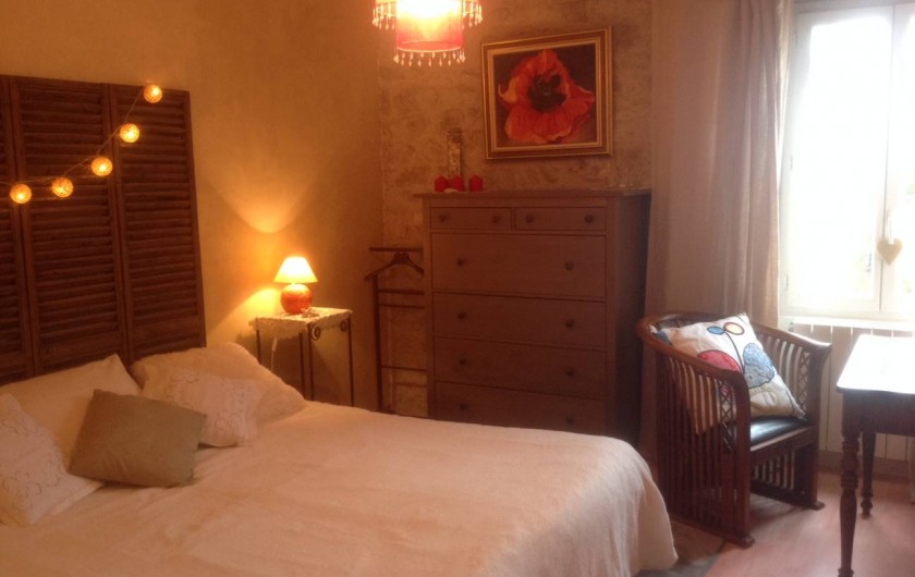 Location de vacances - Gîte à Lendou-en-Quercy - Chambre 2 pers avec 2 lits de 0.90 jumelé, situé  Coté Sud Ouest
