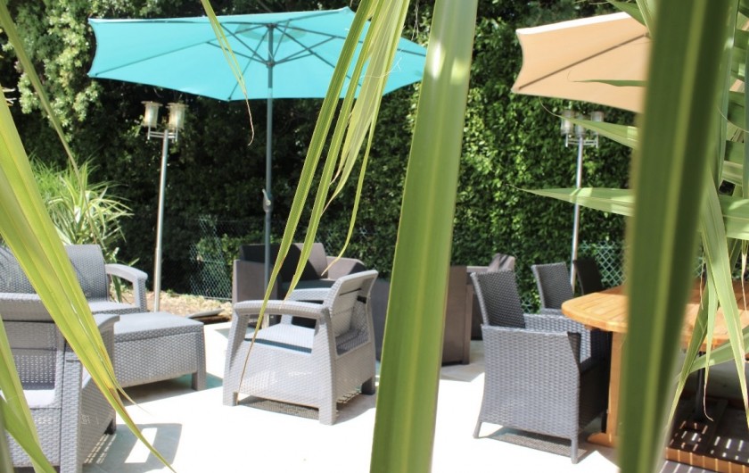 Location de vacances - Maison - Villa à Anduze - TERASSE PISCINE