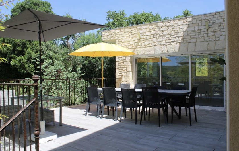 Location de vacances - Maison - Villa à Anduze - TERASSE