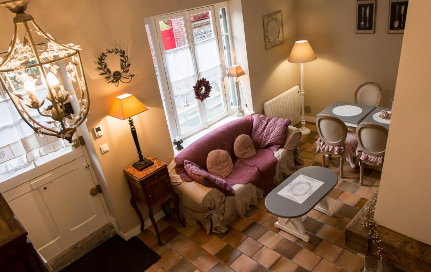 Location de vacances - Chambre d'hôtes à Veules-les-Roses - L'entrée et le séjour.