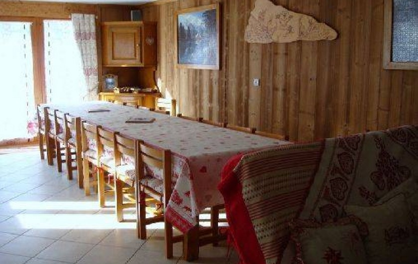 Location de vacances - Chalet à Valloire - coté salle à manger