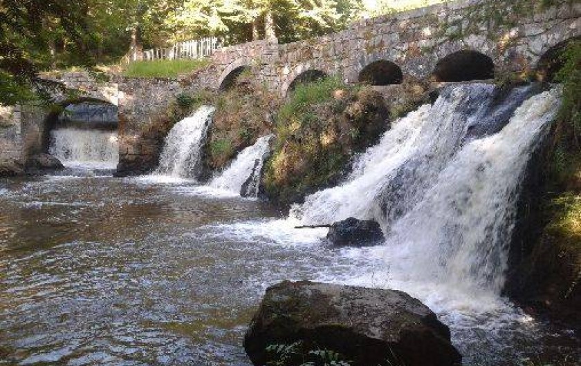 Location de vacances - Gîte à Peyrat-la-Nonière - Une cascade rafraichissante à 2, 5 km de la maison.