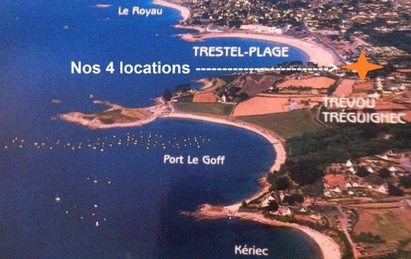 Location de vacances - Appartement à Trévou-Tréguignec - plage de Trestel