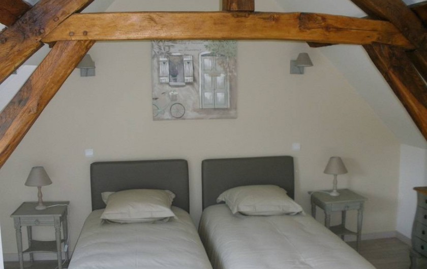 Location de vacances - Gîte à Jonquières - Chambre 2 avec deux lits simple