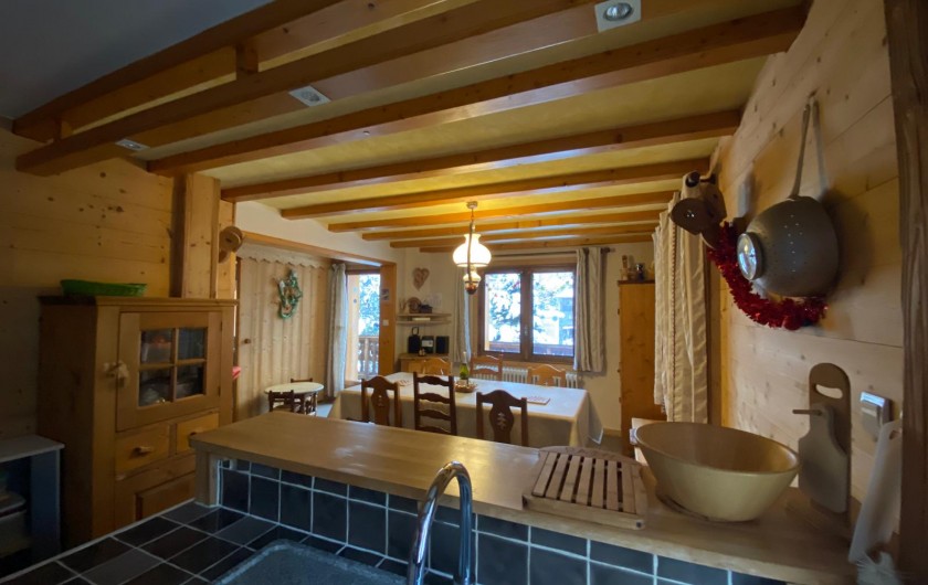 Location de vacances - Chalet à Pralognan-la-Vanoise - salle à manger