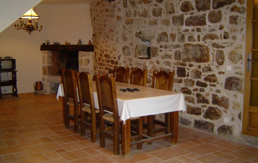 Location de vacances - Chambre d'hôtes à Chassagnes - Séjour des chambres d'hôtes