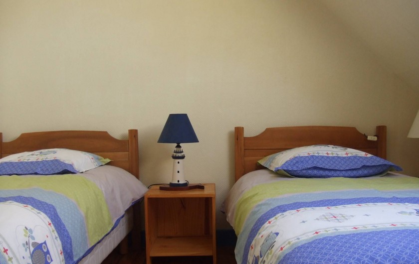 Location de vacances - Villa à Perros-Guirec - Chambre - deux personnes à l'étage