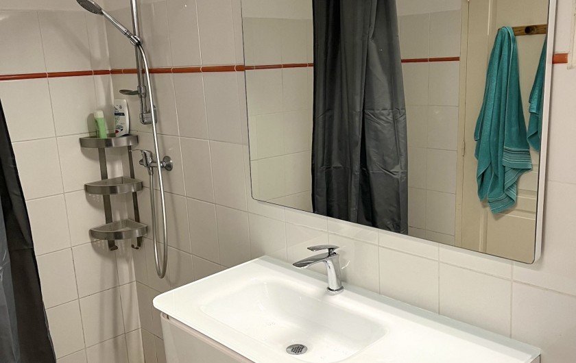 Location de vacances - Villa à Le Diamant - Salle de bain privative de Ti Punch (douche à l'italienne)