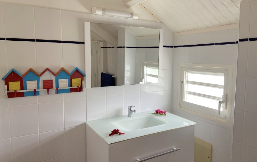 Location de vacances - Villa à Le Diamant - Salle de bain de l'étage