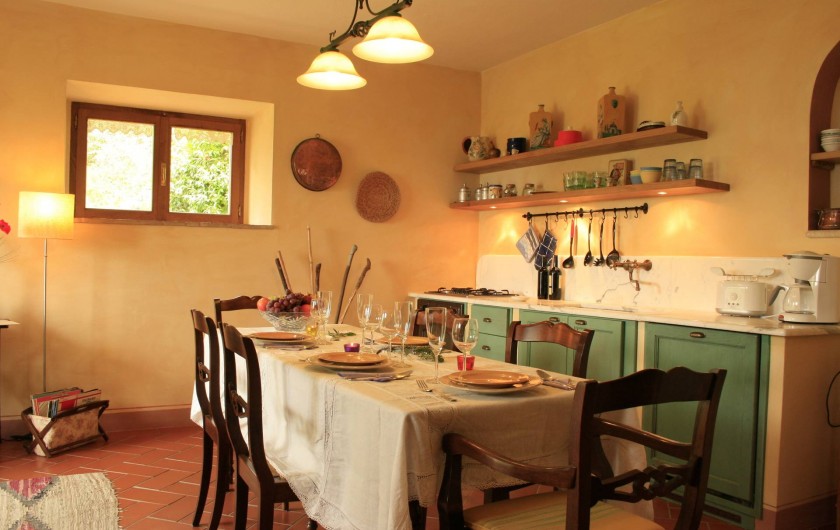 Location de vacances - Gîte à Campiglia D'orcia - cucina Casa Claudia