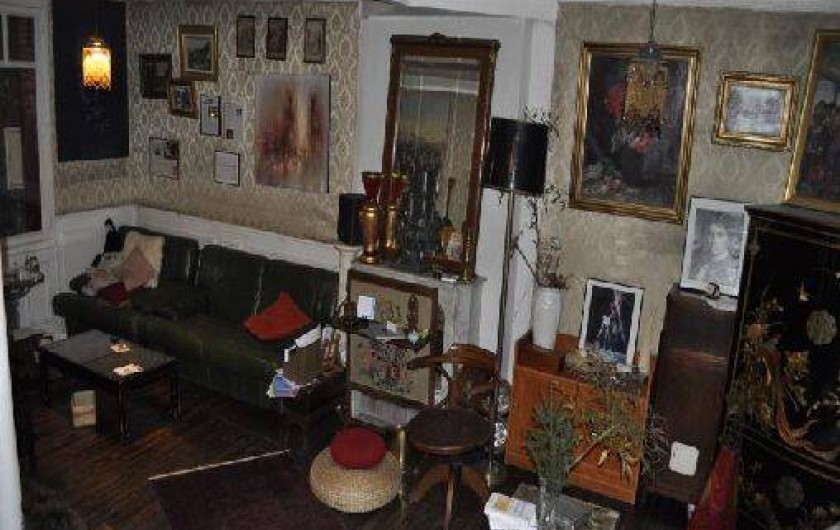 Location de vacances - Chambre d'hôtes à Joinville-le-Pont - Le salon pour les soirées et l'apéritif