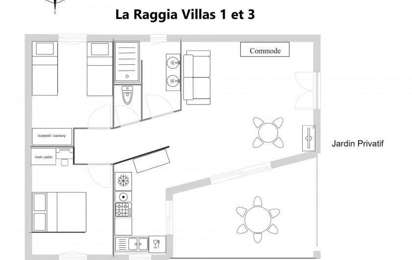 Location de vacances - Villa à Olmeto - Plan Villas